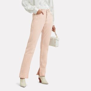 Ganni Sheldon mid-rise straight leg jeans
